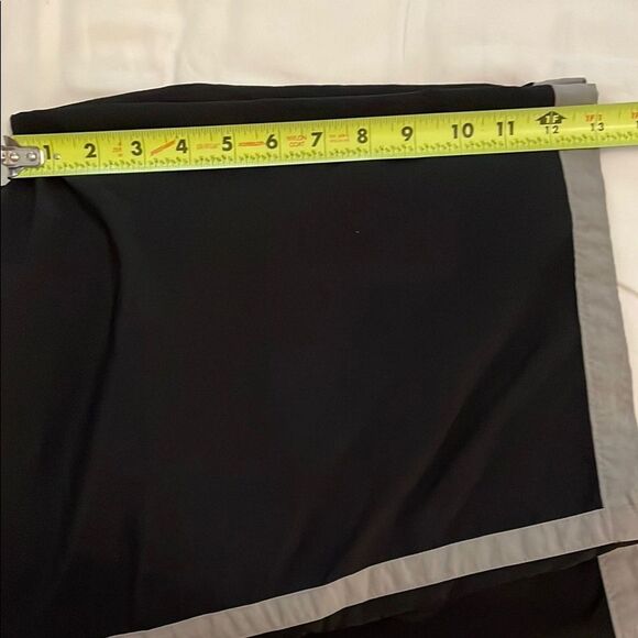 Nike Vintage Black Nylon Athletic Shorts Mens Size Extra Large White Stripe - Picture 5 of 14